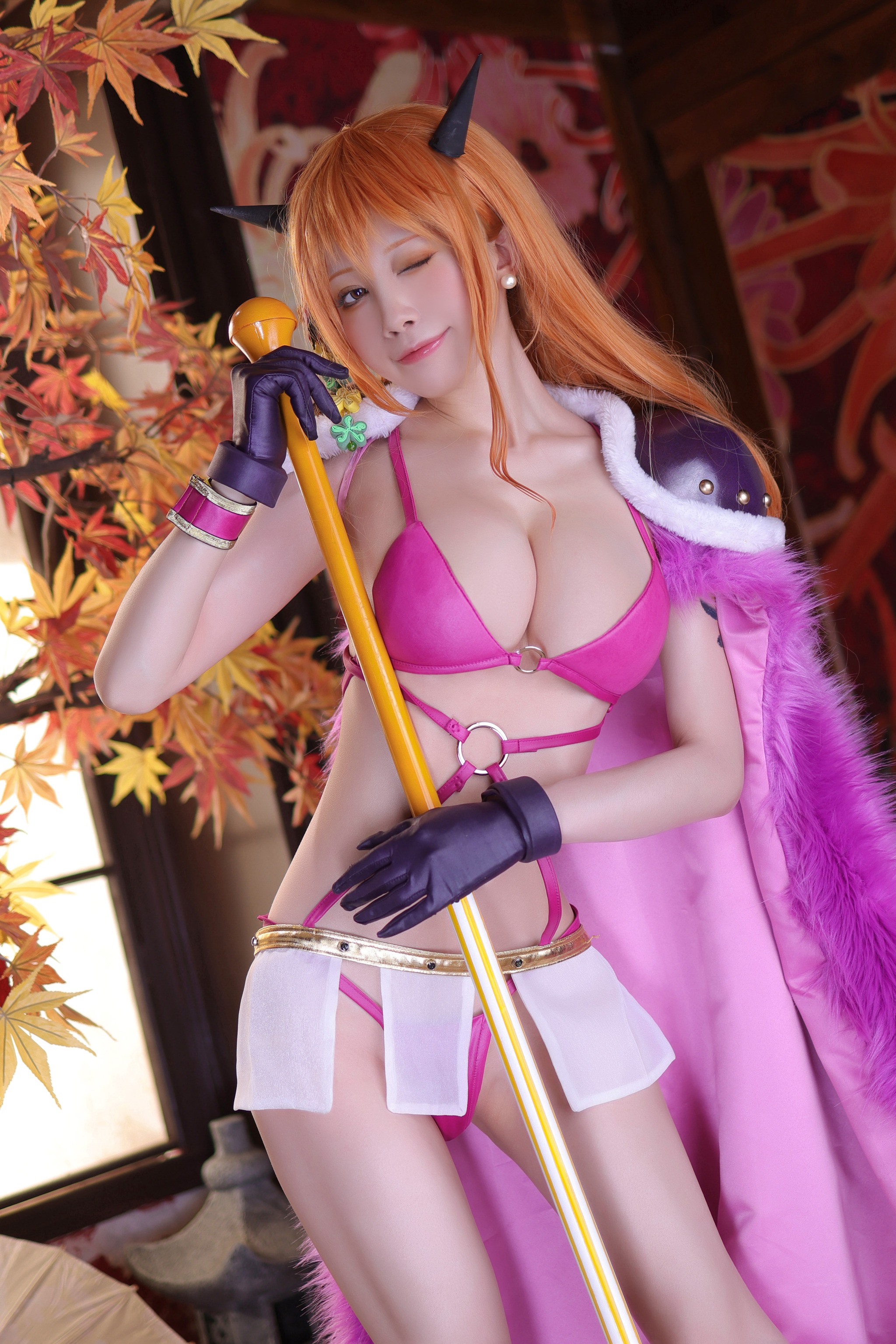 图片[1]-水淼Aqua – NO.101 海贼王 娜美 [122P]-XikXak